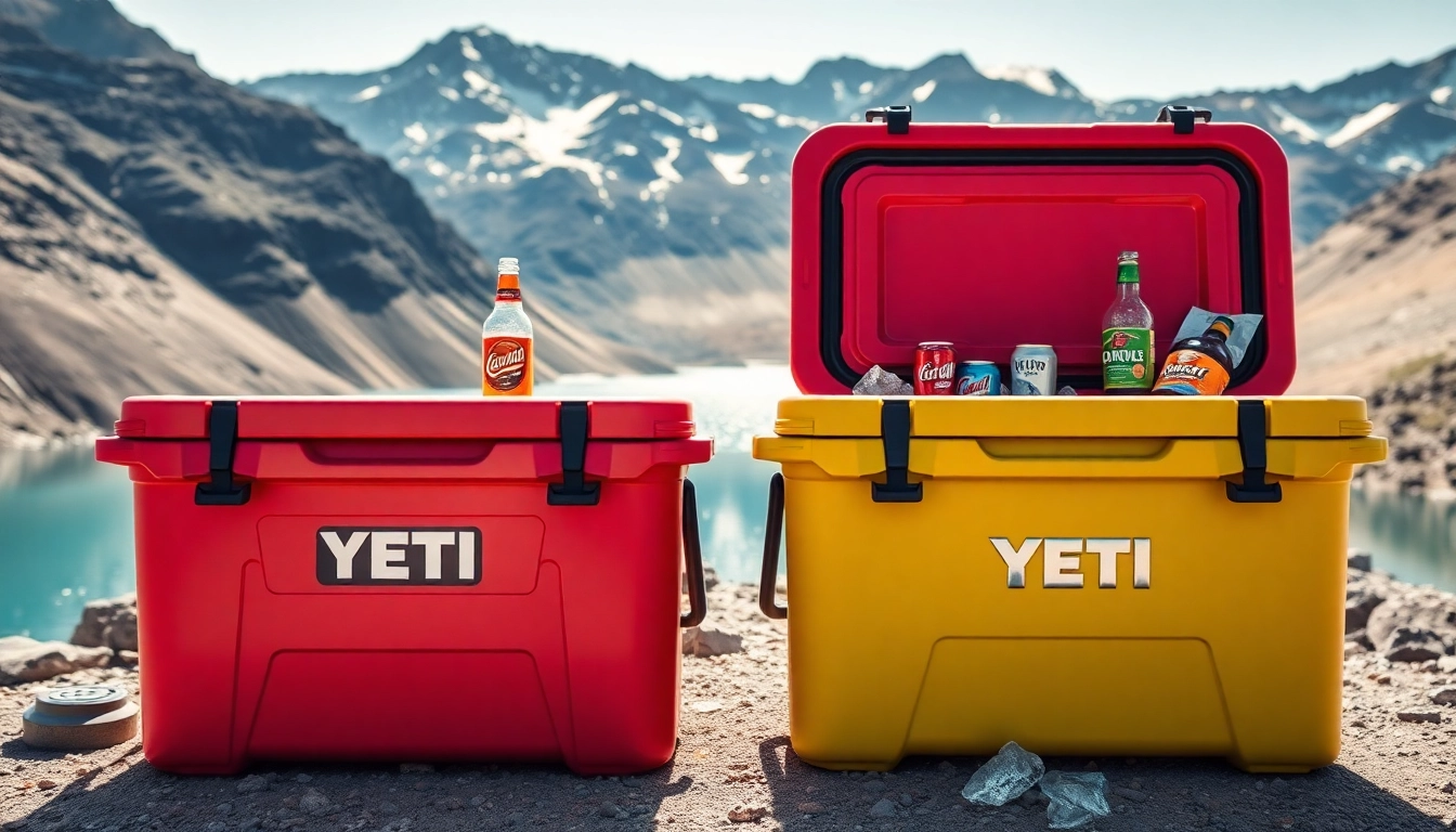 Compare what cooler is comparable to a yeti with vibrant alternatives outdoors.