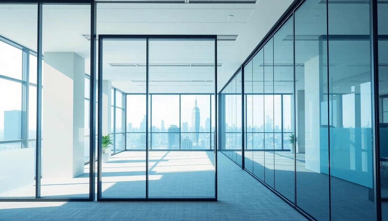 Maximizing Space and Light with Movable Glass Partitions for Modern Offices