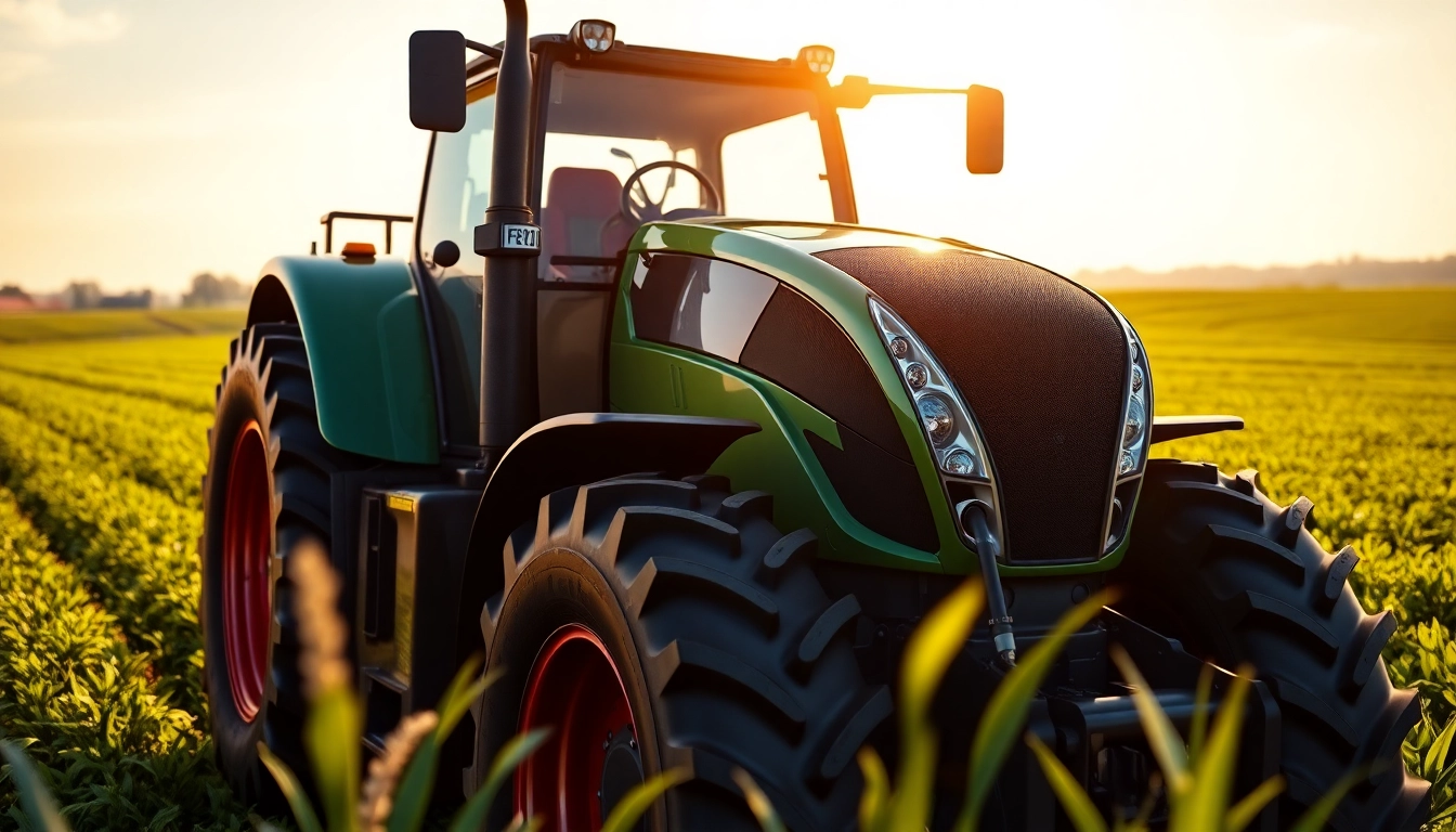Fendt-Traktor im Feld, der für moderne landwirtschaftliche Innovationen steht.